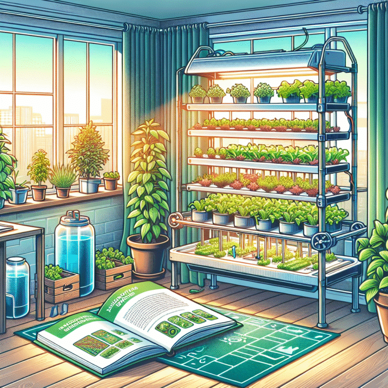 How to create an indoor hydroponic garden for beginners