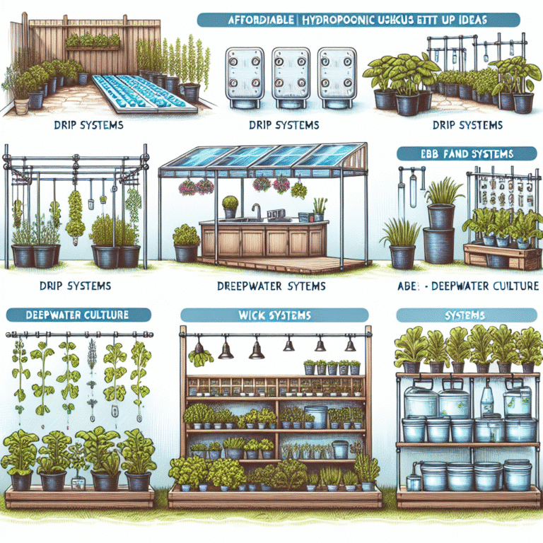 affordable hydroponic setup ideas