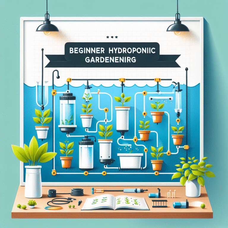 hydroponic system setup tips for beginners