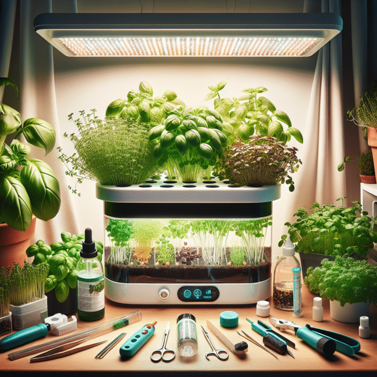 how to maintain your home hydroponic system