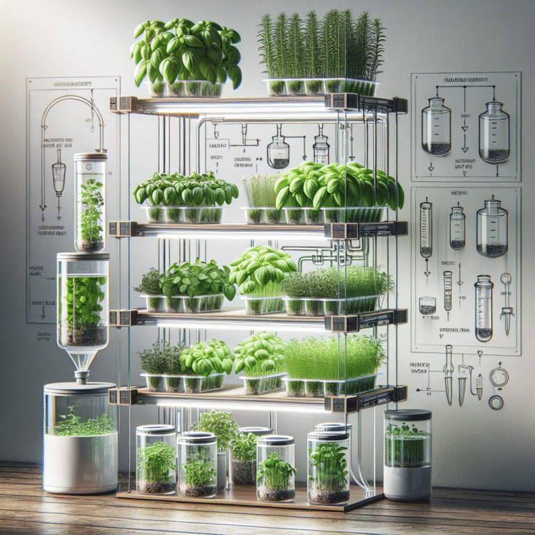 Creative DIY hydroponic herb garden ideas