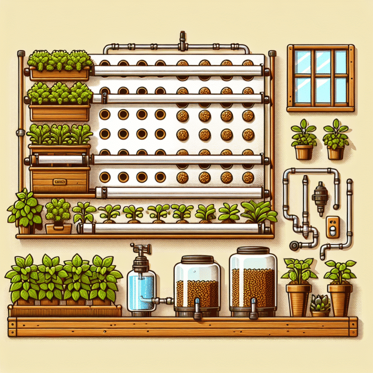 how to create a basic hydroponic system at home