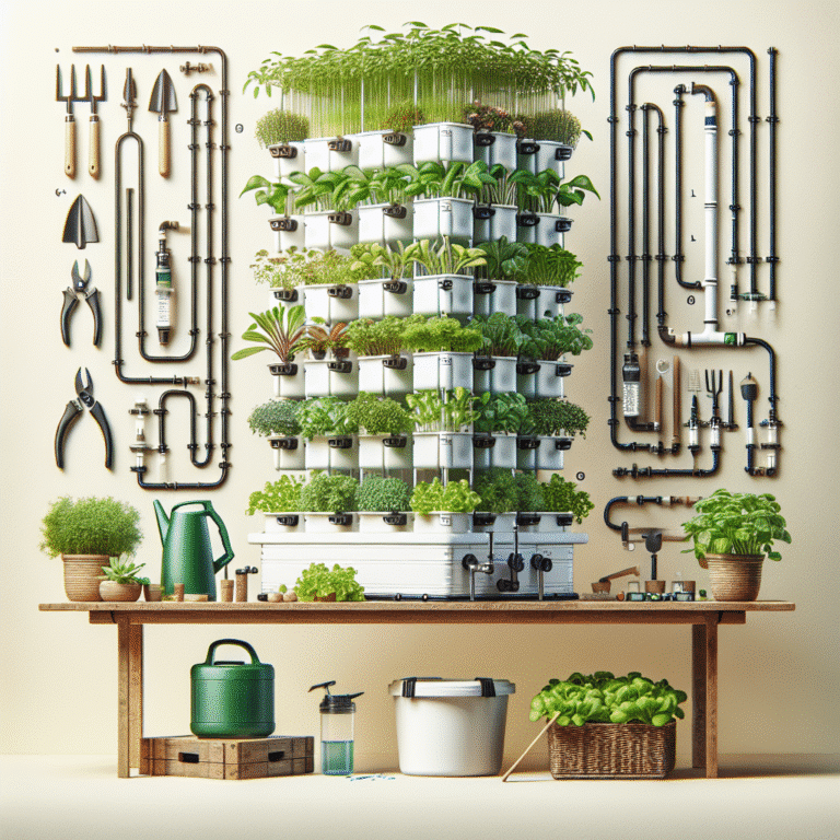 Innovative DIY vertical hydroponic garden projects
