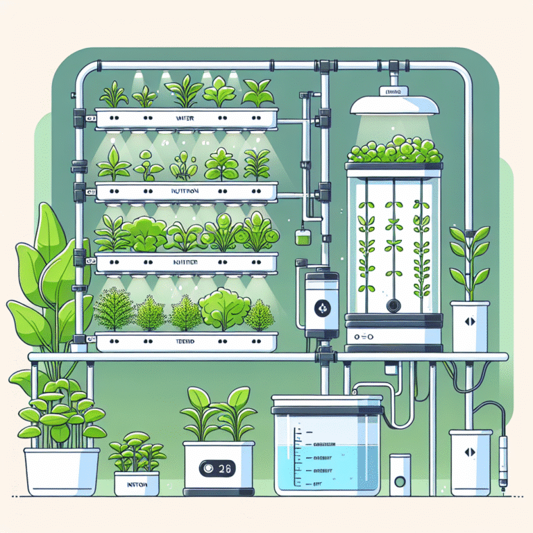 efficient hydroponic setups for tight spaces