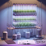 hydroponic system setup for indoor gardening
