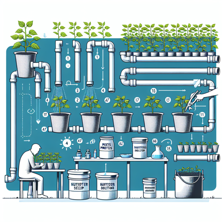Step-by-step guide to building a simple hydroponic garden