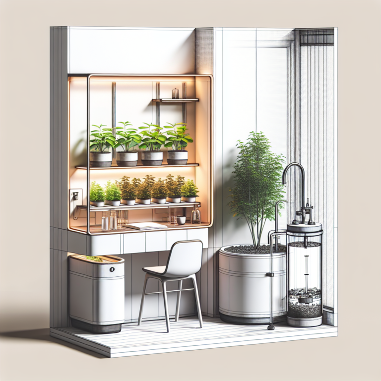 small footprint hydroponic setups for modern living