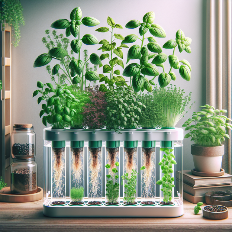 Beginner-friendly DIY hydroponic herb garden