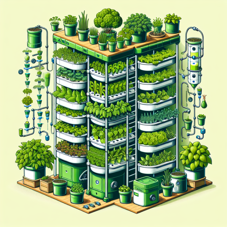 Building a DIY hydroponic tower garden from scratch